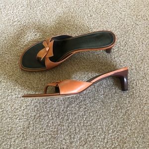 Vintage beautiful Leather Mules